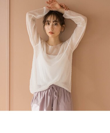 ざっくりシアーニット≪手洗い可能≫