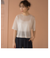 キラキラナイロンクロップドTシャツ≪洗濯機で洗える≫