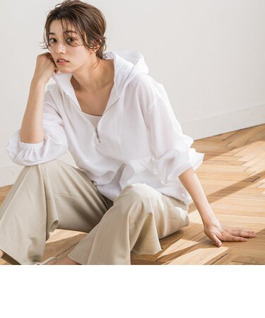 エコブライトローン撥水アノラックパーカー≪手洗い可能≫