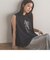クレープジョーゼットロゴTシャツ≪洗濯機で洗える≫