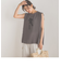 クレープジョーゼットロゴTシャツ≪洗濯機で洗える≫