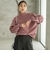 【WEB限定】ハーフミラノバナナスリーブニット≪手洗い可能≫