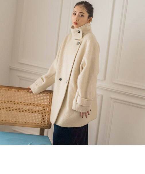 ミーテループカットシャギーコート