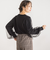 【WEB限定】重ねチュールニット≪手洗い可能≫