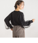 【WEB限定】重ねチュールニット≪手洗い可能≫