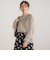 【WEB限定】重ねチュールニット≪手洗い可能≫