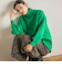 【WEB限定】バックスリットニット≪手洗い可能≫
