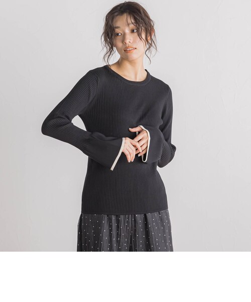 【WEB限定】配色フレアスリーブ≪手洗い可能≫｜ドロワットロートレアモンの通販｜&mall（アンドモール）三井ショッピングパーク公式通販