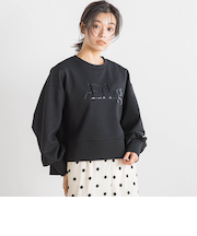 【WEB限定】クリアロゴプリントプルオーバー≪洗濯機で洗える≫
