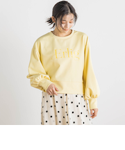 【WEB限定】クリアロゴプリントプルオーバー≪洗濯機で洗える≫