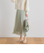 【WEB限定】シャインサテン楊柳プリーツスカート≪手洗い可能≫