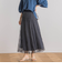 シアーストライプスカート≪手洗い可能≫
