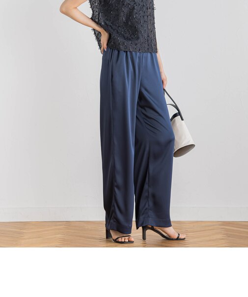 【新色追加】ハンマーサテンパンツ≪洗濯機で洗える≫