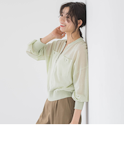 シアーZIPブルゾン≪手洗い可能≫