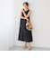麻調シアー2WAYシャーリングワンピース≪手洗い可能≫