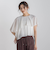 【WEB限定】気流染めティアードブラウス≪手洗い可能≫