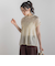 【WEB限定】シルキーシャーリングブラウス≪手洗い可能≫