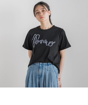フリンジコードロゴTシャツ≪手洗い可能≫
