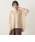 Vネックバイカラープルオーバー≪手洗い可能≫