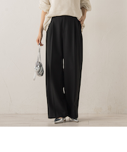 【新色追加】両面起毛ストレッチパンツ≪洗濯機で洗える≫