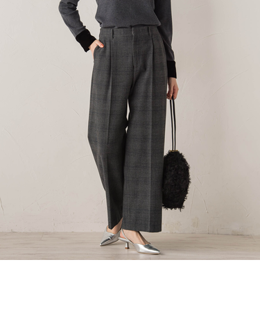 【新色追加】両面起毛ストレッチパンツ≪洗濯機で洗える≫