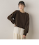 【WEB限定】メランジライク天竺ニット≪手洗い可能≫