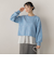 【WEB限定】メランジライク天竺ニット≪手洗い可能≫