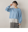 【WEB限定】メランジライク天竺ニット≪手洗い可能≫