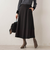 【WEB限定】ライトジャージメルトンスカート≪手洗い可能≫
