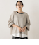 メッシュ柄レイヤードニット≪手洗い可能≫