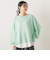メッシュ柄レイヤードニット≪手洗い可能≫