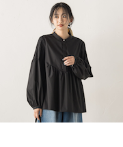 TCタイプライターブラウス≪洗濯機で洗える≫