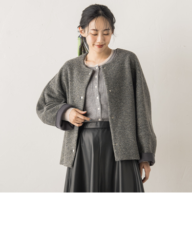 イタリアンエアリーボンディングジャケット