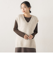 FOX/CASHMEREベスト≪手洗い可能≫