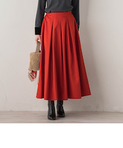 タフタタックスカート≪洗濯機で洗える≫