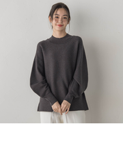 ウォッシャブルバナナスリーブニット≪手洗い可能≫