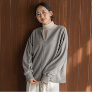 ニットコーデュロイカットソー≪手洗い可能≫