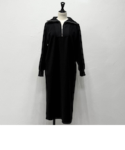 【WEB限定】圧縮起毛ステンニットワンピース≪手洗い可能≫