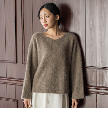 FOX/CASHMEREニット≪手洗い可能≫