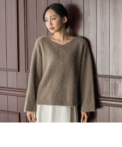 FOX/CASHMEREニット≪手洗い可能≫