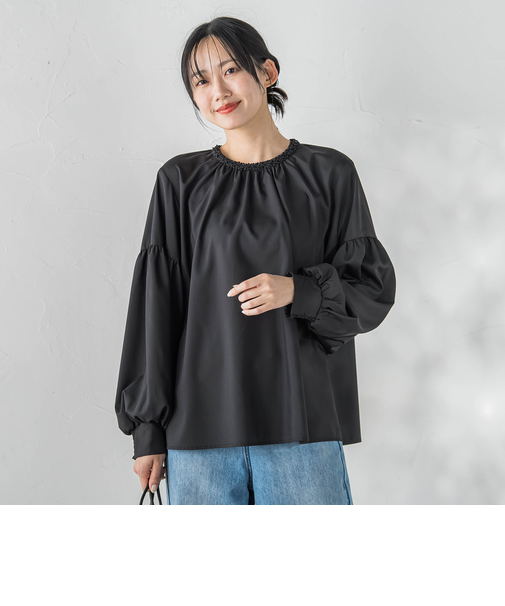 ブレードブラウス≪洗濯機で洗える≫