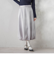 PLUM ROYAL SATINスカート≪手洗い可能≫