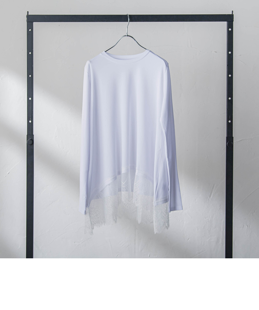 裾レーストップス≪手洗い可能≫