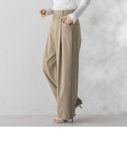 ワイドポケットタックパンツ