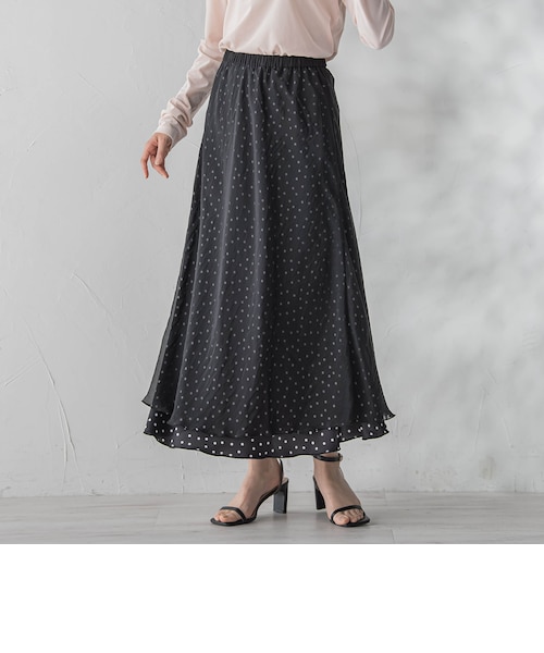 オーガンジーレイヤードスカート｜ドロワットロートレアモンの通販