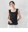リブスクエアタンクトップ