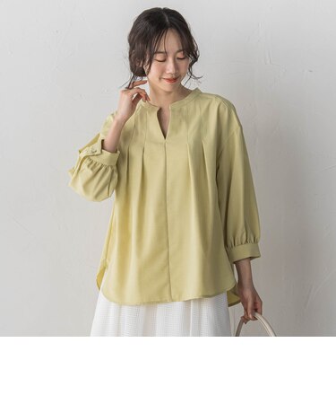 【WEB限定】タンブラーブッチャーブラウス