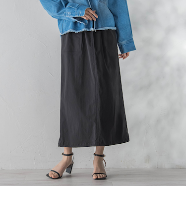 【WEB限定】ストレッチタフタスカート