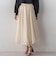 【WEB限定】麻調シアーフロッキードットスカート