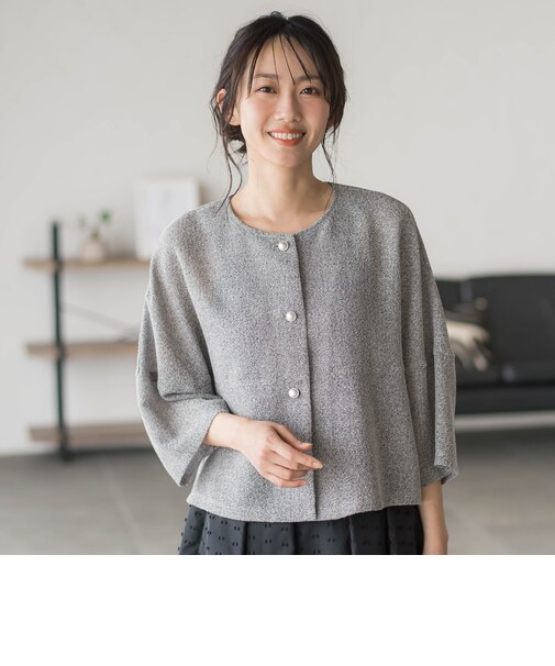 ラメッシュブラウス